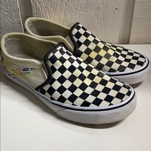 Checkered Vans